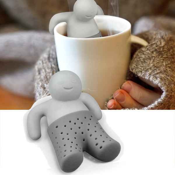 Original Silicone Human Shape Tea Strainer Infuser