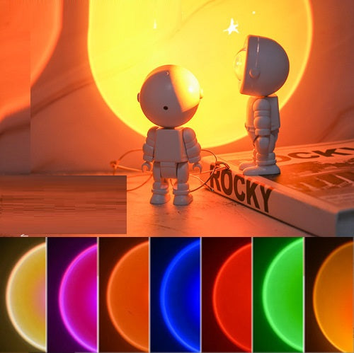 Robot Sunset Rainbow Lamp