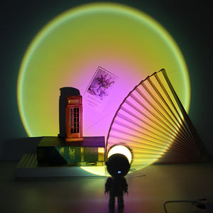 Robot Sunset Rainbow Lamp