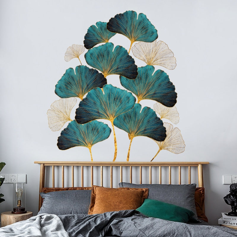 Large Size Ginkgo Biloba Wall Stickers