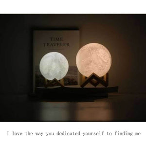 8CM LED Indoor Lighting Moon Lamp