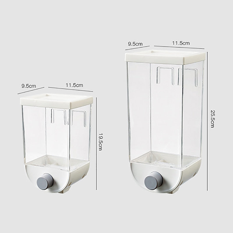 Wall Mounted Airtight Dry Food Storage