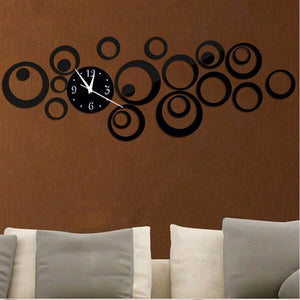 3D Quartz Acrylic Mirror Wall Clock