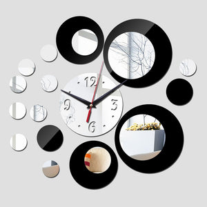 Acryli Mirror Quartz Wall Clock