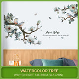 Large Size Ginkgo Biloba Wall Stickers