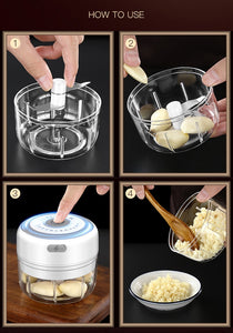 Portable Electric Garlic Cutter