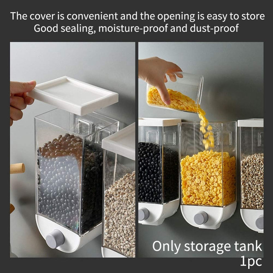 Wall Mounted Airtight Dry Food Storage