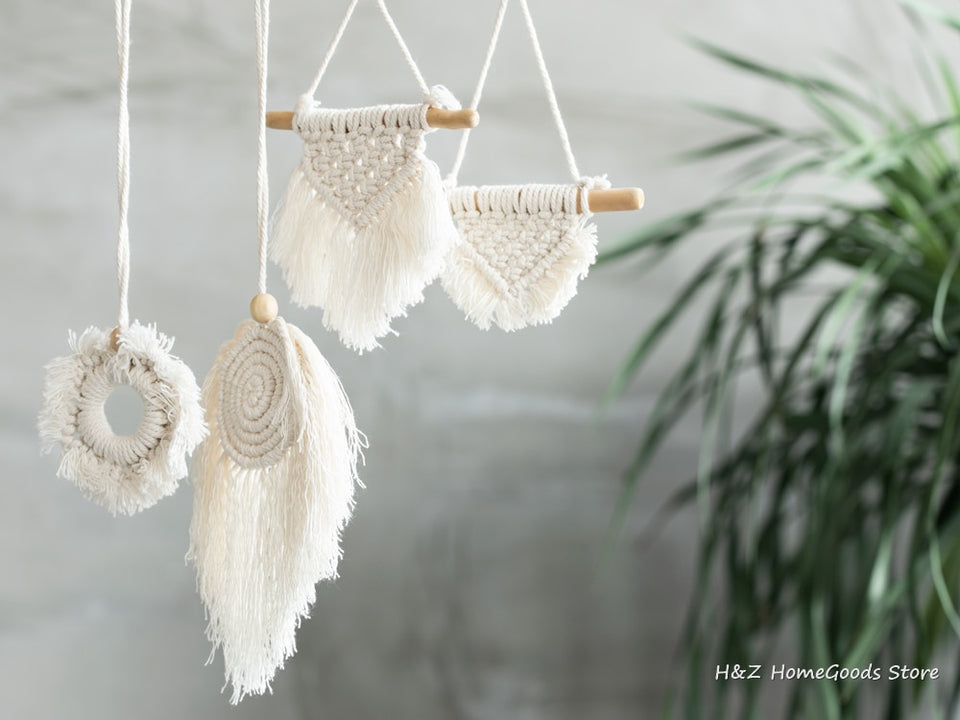 Hand-woven Tapestry Macrame Wall Hanging