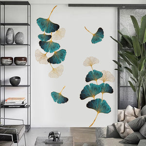 Large Size Ginkgo Biloba Wall Stickers