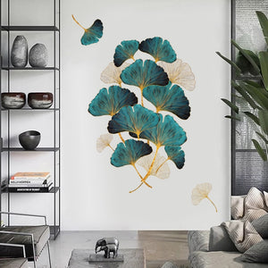 Large Size Ginkgo Biloba Wall Stickers