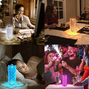 Crystal LED Lamp Touch Table Lamps