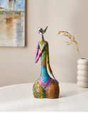 Resin Exotic Abstract Art Woman Figurine