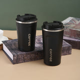 Double Stainless Steel Coffee Thermos Mug