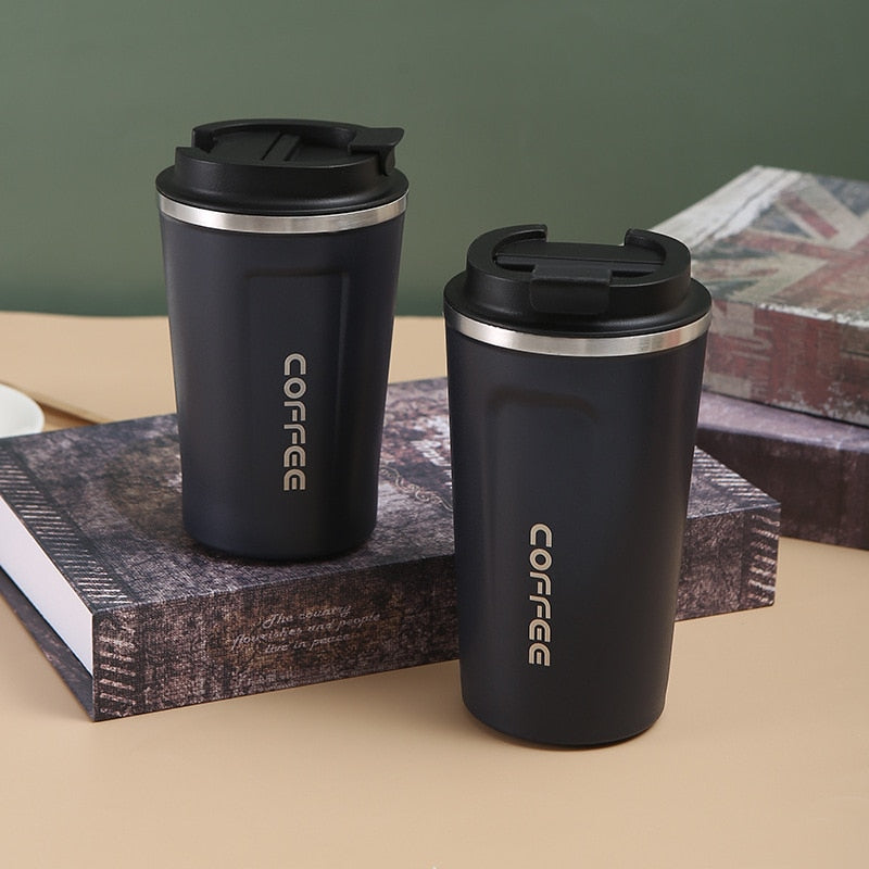 Double Stainless Steel Coffee Thermos Mug