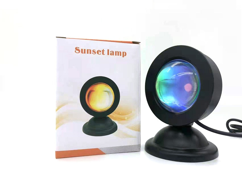 Mini USB Sunset Led Lamp Projector