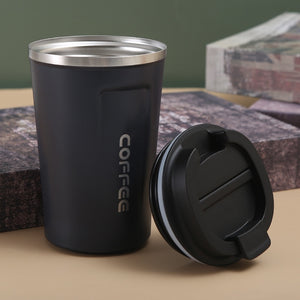 Double Stainless Steel Coffee Thermos Mug