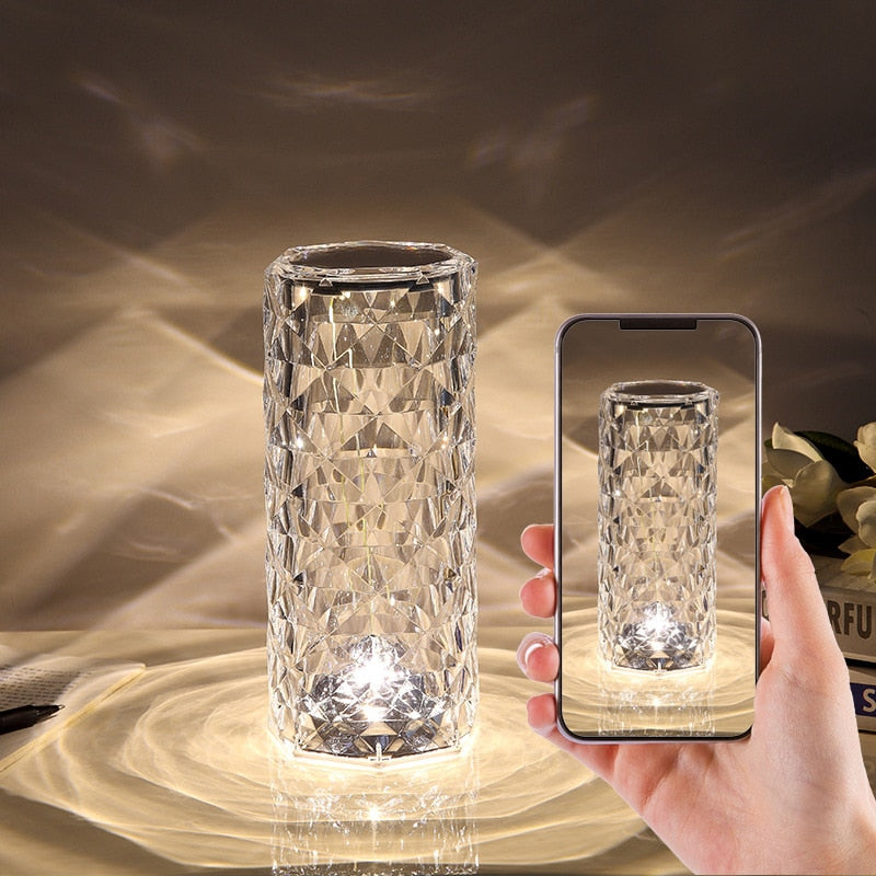 Crystal LED Lamp Touch Table Lamps