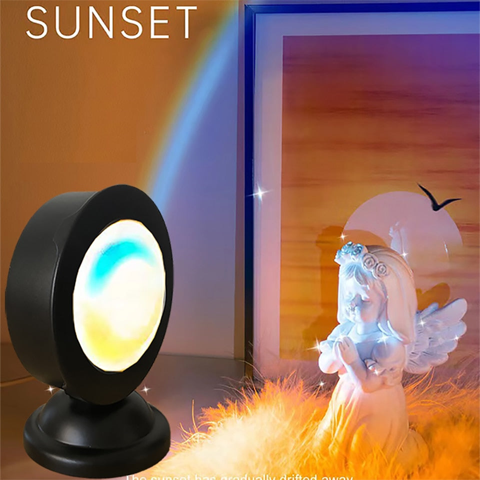 Mini USB Sunset Led Lamp Projector