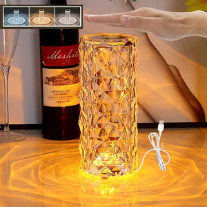 Crystal LED Lamp Touch Table Lamps