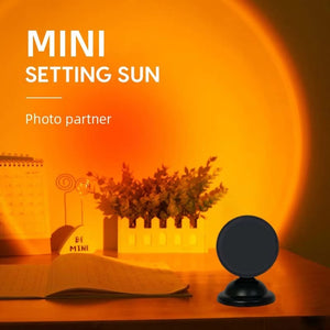 Mini USB Sunset Led Lamp Projector