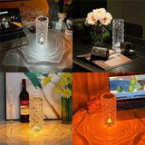 Crystal LED Lamp Touch Table Lamps